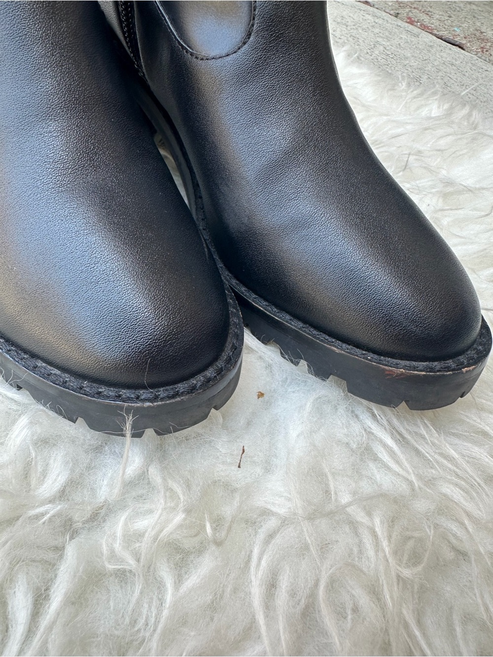 Women's Black Block Heel Ankle Boots Coach - Picture 8 of 9